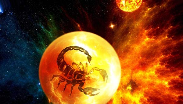 луна и скорпион картинка