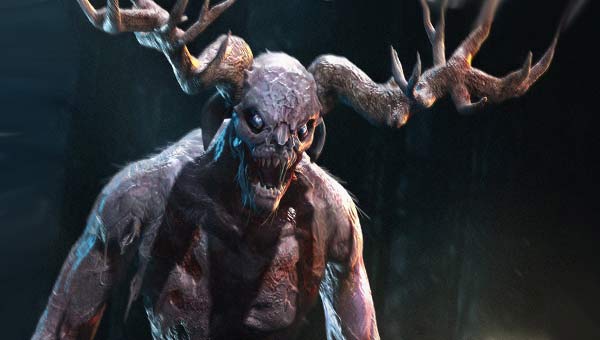 демон с рогами