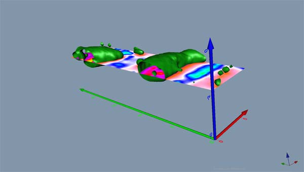радарограмма подземелья Грозного