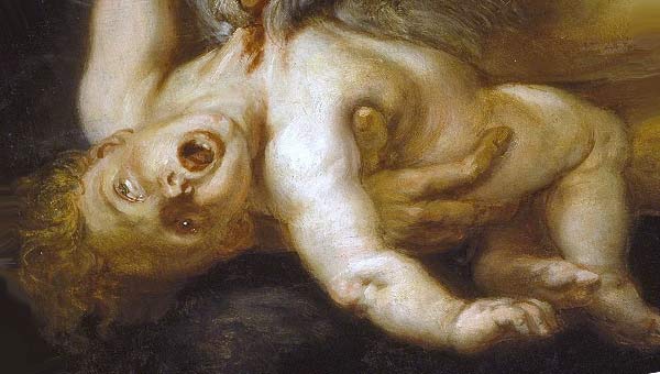 Крон пожирает своего ребенка - картина