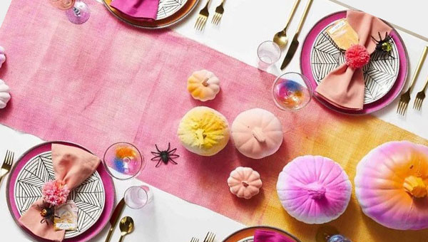 сервировка стола на хэллоуин