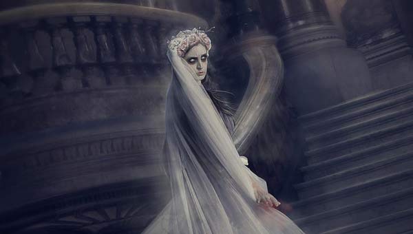 серая дама, призрак