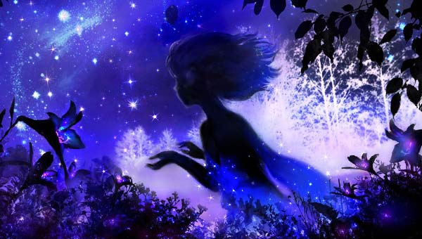 ночная абстрактная картинка