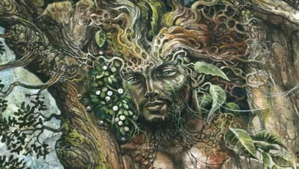 леший маскируется под дерево