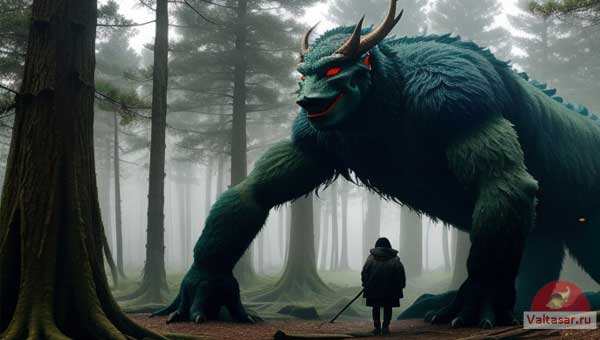 чудовище в лесу