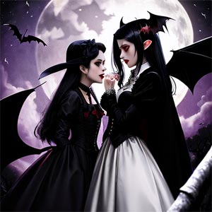 две вампирши