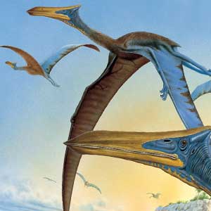 птеродактили в небе