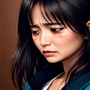 плачущая девушка