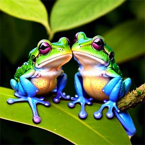 две лягушки