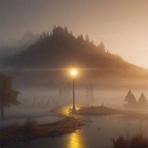 лысая гора, фонарь