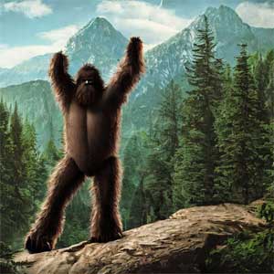 обезьяна в лесу