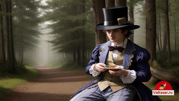 Шляпник в лесу