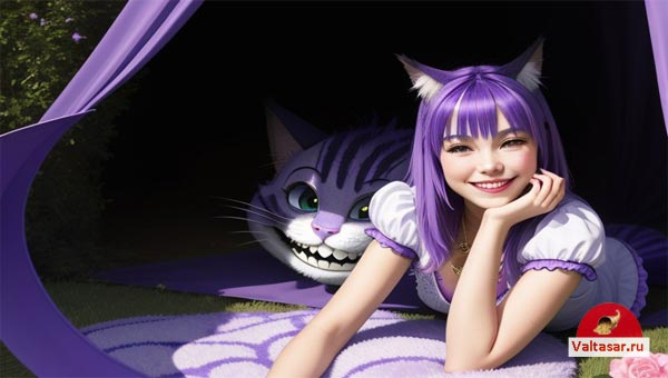 Алиса и Чеширский кот