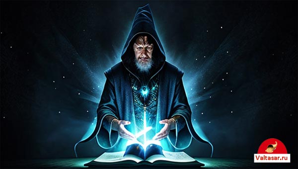 Маг творит заклинание