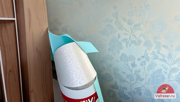 поклейка виниловых обоев