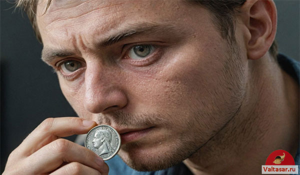 мужчина и денежка