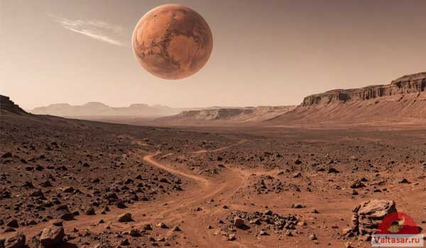 Марс в небе