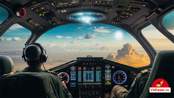кабина самолета