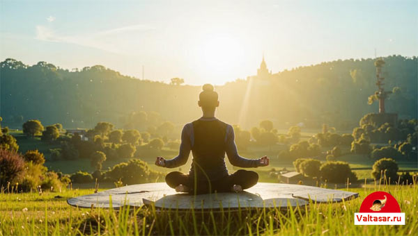 левитирующий монах