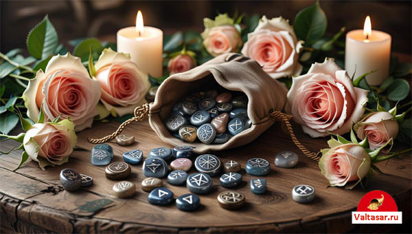 руническое гадание и розы