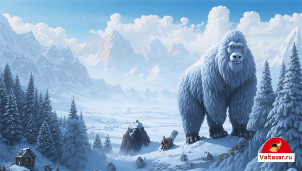 йети снежный человек в горах