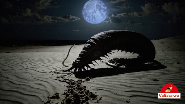 червь с зубами выполз из песков