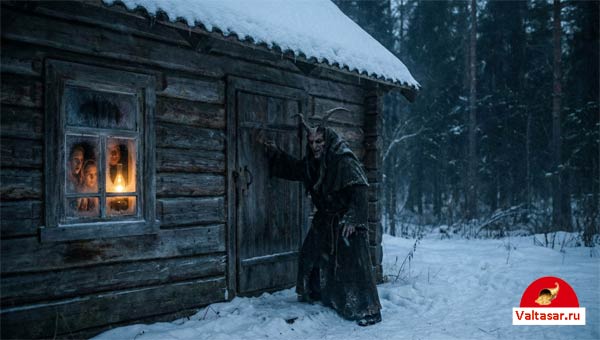 нечистая сила у порога избы