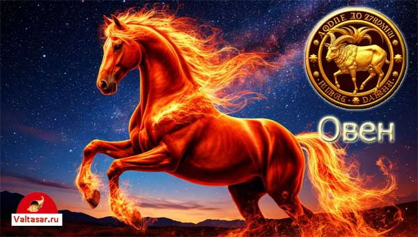 гороскоп Овна на 2026 год Красной Огненной Лошади