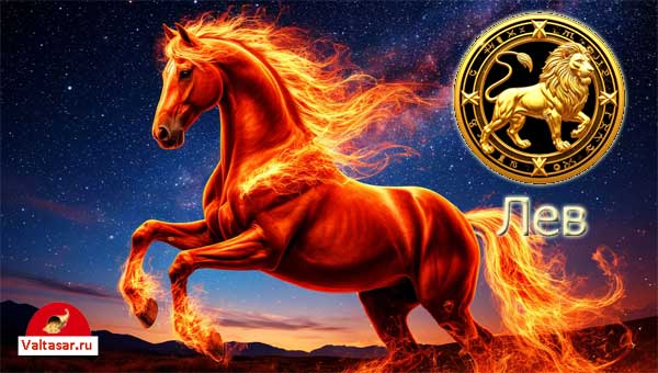 Гороскоп Льва в 2026 году Огненной Лошади